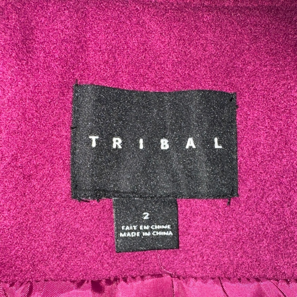 Tribal Women's Magenta Blazer - Picture 6 of 7
